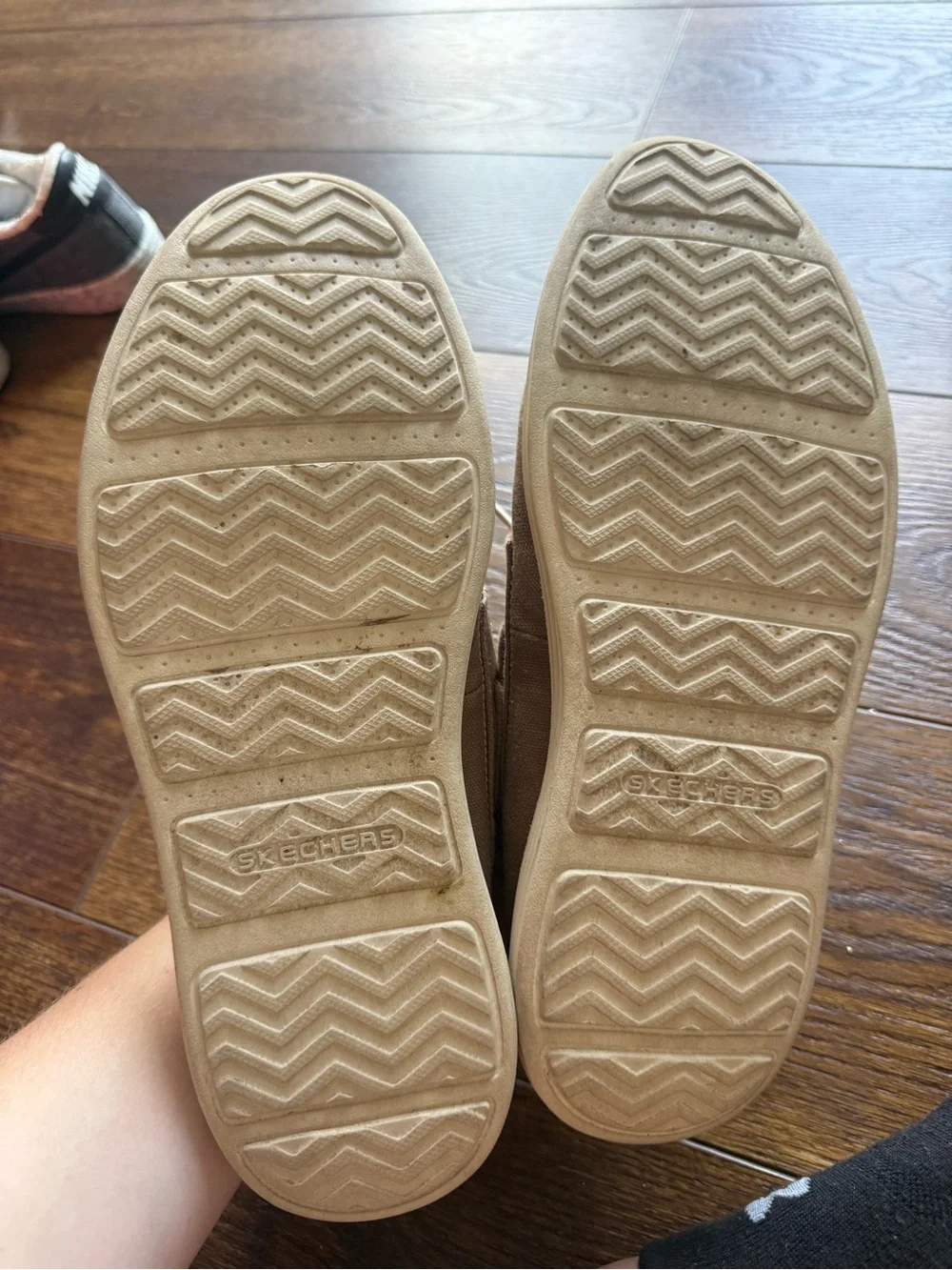 Skechers Men's Tan Canvas Boat Shoes